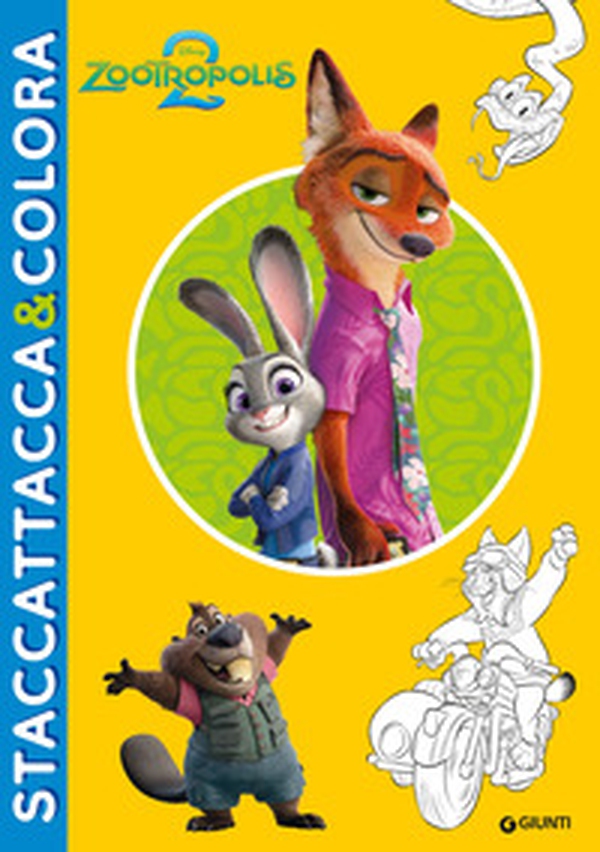 Zootropolis 2. Staccattacca & colora. Con adesivi - Librerie.coop