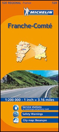 Franche-Comté 1:200.000 - Librerie.coop