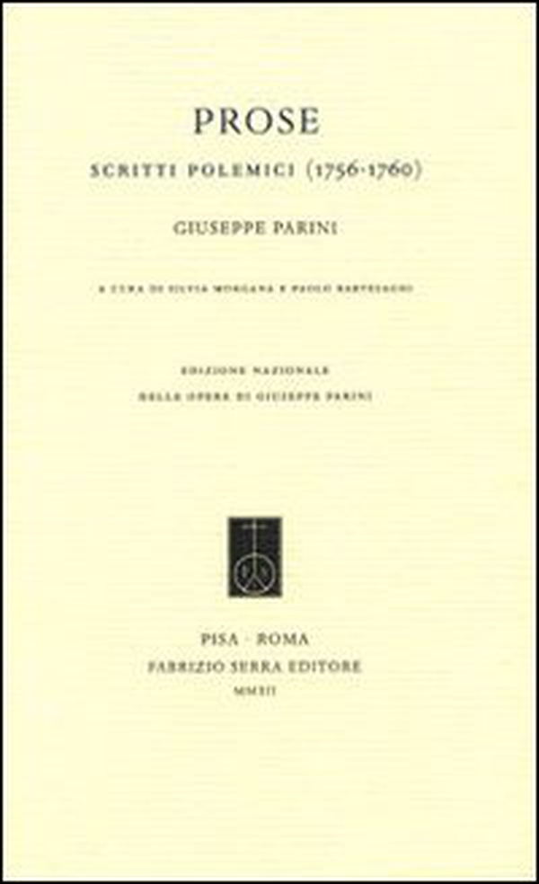 Prose. Scritte polemici (1756-1760) - Librerie.coop Prose. Scritte polemici (1756-1760) - Librerie.coop