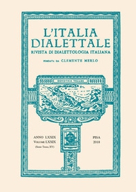 L'Italia dialettale. Rivista di dialettologia italiana - Vol. 78 - Librerie.coop