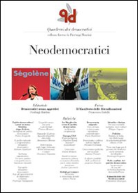 Quaderni dei democratici. Neodemocratici - Librerie.coop Quaderni dei democratici. Neodemocratici - Librerie.coop