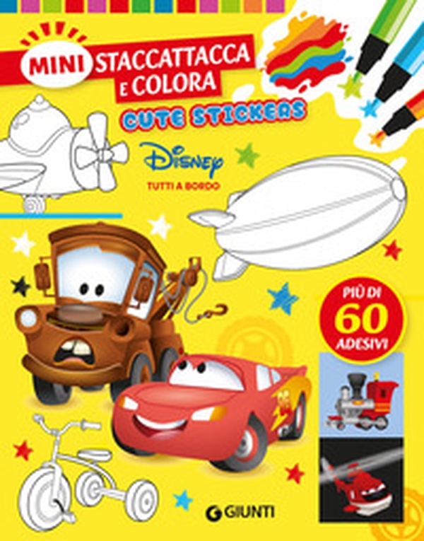 Tutti a bordo. Cute stickers. Mini staccattacca e colora - Librerie.coop