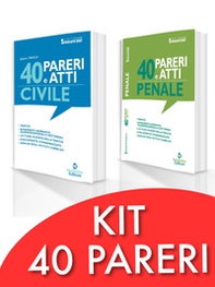 Kit Scritti avvocato 40 Pareri e Atti di Diritto Civile per l'esame scritto di avvocato 2021/2022-40 pareri e atti. Penale - Librerie.coop