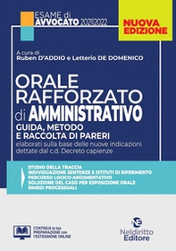 Orale rafforzato di diritto amministrativo - Librerie.coop