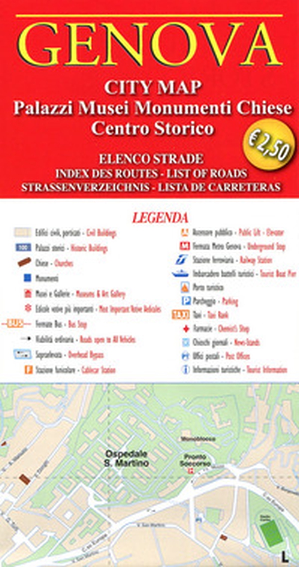 Genova. City map - Librerie.coop Genova. City map - Librerie.coop