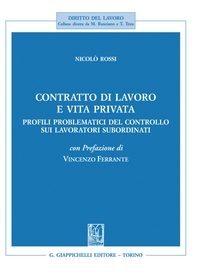 Contratto di lavoro e vita privata - e-Book - Librerie.coop