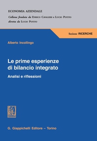 Le prime esperienze di bilancio integrato - Librerie.coop Le prime esperienze di bilancio integrato - Librerie.coop