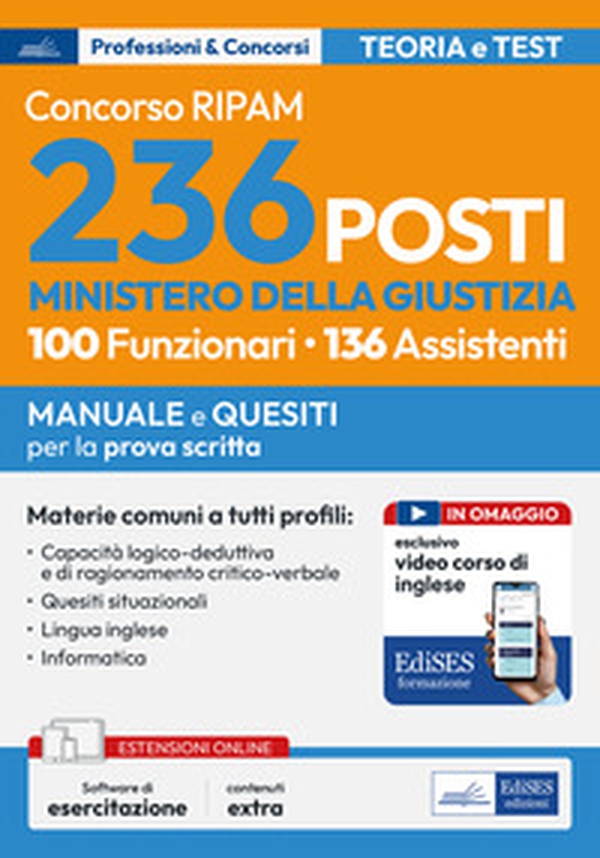 Concorso RIPAM 236 posti Ministero Giustizia Area funzi... - Librerie.coop Concorso RIPAM 236 posti Ministero Giustizia Area funzi... - Librerie.coop