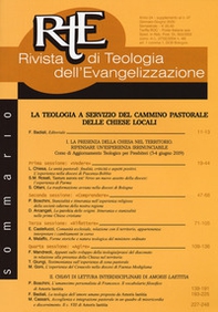 RTE Rivista di teologia dell'evangelizzazione. Supplemento - Librerie.coop