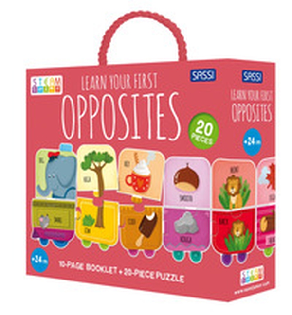 Learn your first opposites. Steam puzzle - Librerie.coop