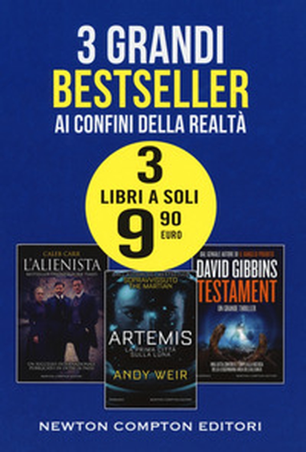 Ai confini della realtà: L'alienista-Artemis. La prima città sulla luna-Testament - Librerie.coop Ai confini della realtà: L'alienista-Artemis. La prima città sulla luna-Testament - Librerie.coop