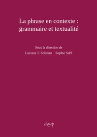 La phrase en contexte: grammaire et textualité - Librerie.coop