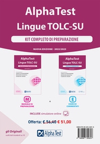 Alpha Test. Lingue TOLC-SU. Kit di preparazione - Librerie.coop