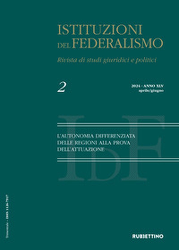 Istituzioni del federalismo. Rivista di studi giuridici e politici - Vol. 2 - Librerie.coop Istituzioni del federalismo. Rivista di studi giuridici e politici - Vol. 2 - Librerie.coop