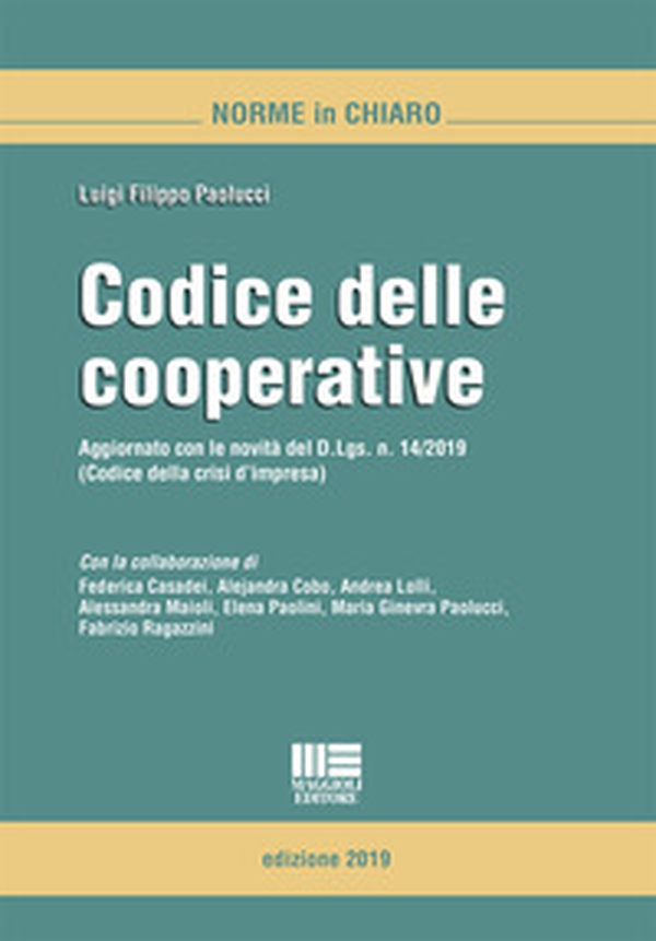 Codice delle cooperative - Librerie.coop Codice delle cooperative - Librerie.coop