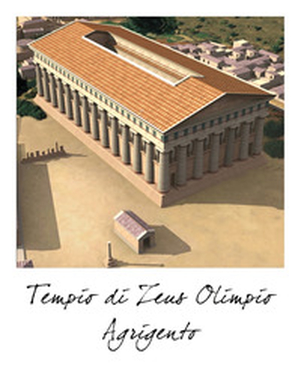 Agrigento, Tempio di Zeus. Stato attuale e ricostruzione, formato polaroid - Librerie.coop Agrigento, Tempio di Zeus. Stato attuale e ricostruzione, formato polaroid - Librerie.coop