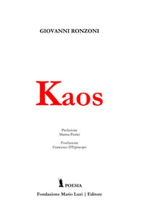 Kaos - Librerie.coop Kaos - Librerie.coop