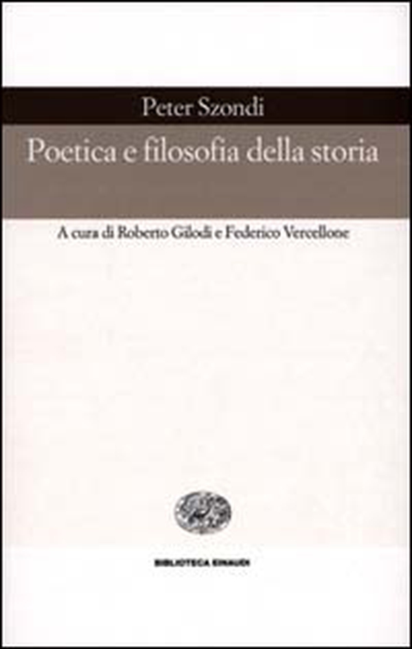 Poetica e filosofia della storia - Librerie.coop Poetica e filosofia della storia - Librerie.coop