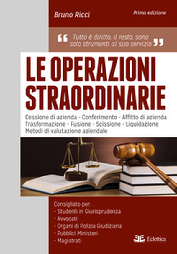 Le operazioni straordinarie - Librerie.coop