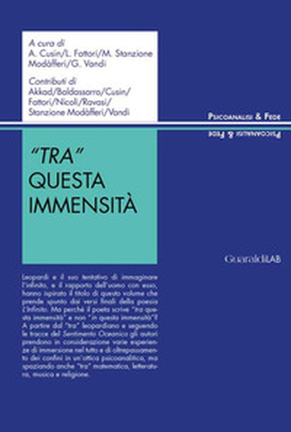 «Tra» questa immensità - Librerie.coop «Tra» questa immensità - Librerie.coop