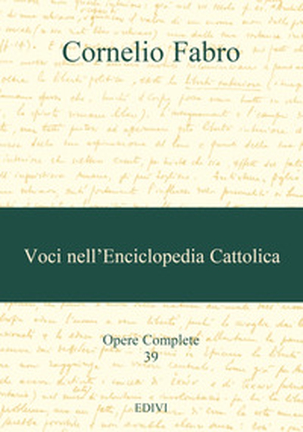 Voci nell'Enciclopedia Cattolica - Librerie.coop Voci nell'Enciclopedia Cattolica - Librerie.coop