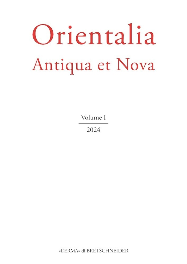 Orientalia Antiqua et Nova, vol.1/2024 - Librerie.coop