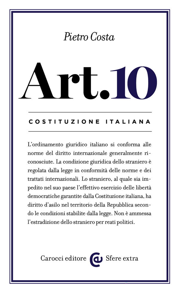 Costituzione italiana: articolo 10 - Librerie.coop Costituzione italiana: articolo 10 - Librerie.coop