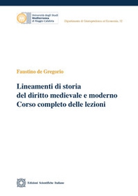 Lineamenti di storia del diritto medievale e moderno - Librerie.coop