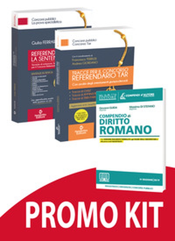 Kit completo per la preparazione di 60 referendari TAR - Librerie.coop Kit completo per la preparazione di 60 referendari TAR - Librerie.coop