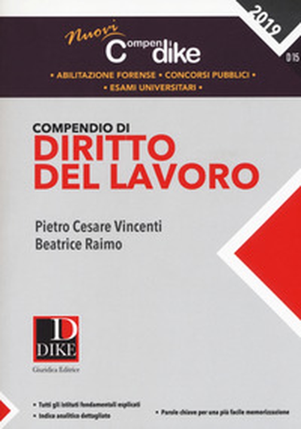 Compendio di diritto del lavoro - Librerie.coop Compendio di diritto del lavoro - Librerie.coop