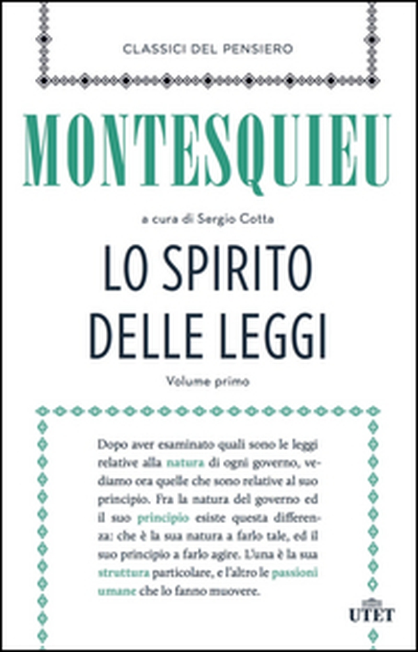 Lo spirito delle leggi - Librerie.coop Lo spirito delle leggi - Librerie.coop