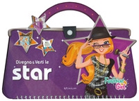 Disegna e vesti le star. Fashion girl. Con adesivi - Librerie.coop