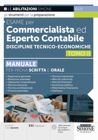 Esame per commercialista ed esperto contabile. Manuale per prova scritta e orale - Vol. 2 - Librerie.coop Esame per commercialista ed esperto contabile. Manuale per prova scritta e orale - Vol. 2 - Librerie.coop