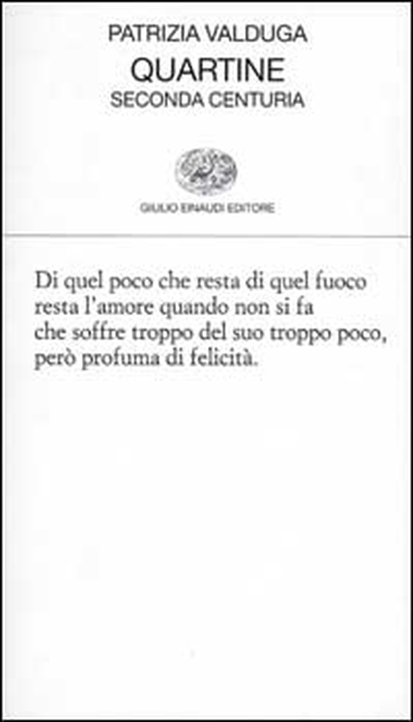 Quartine. Seconda centuria - Librerie.coop Quartine. Seconda centuria - Librerie.coop