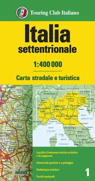 Italia settentrionale 1:400.000. Carta stradale e turistica - Librerie.coop