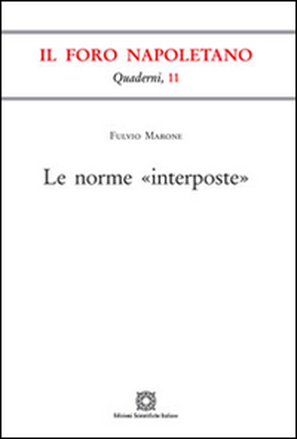 Le norme «interposte» - Librerie.coop Le norme «interposte» - Librerie.coop