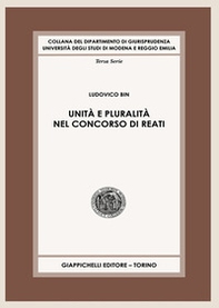 Unità e pluralità nel concorso di reati - Librerie.coop