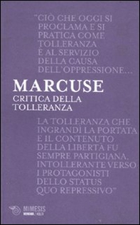 Critica della tolleranza - Librerie.coop