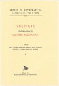 Vestigia. Studi in onore di Giuseppe Billanovich - Librerie.coop