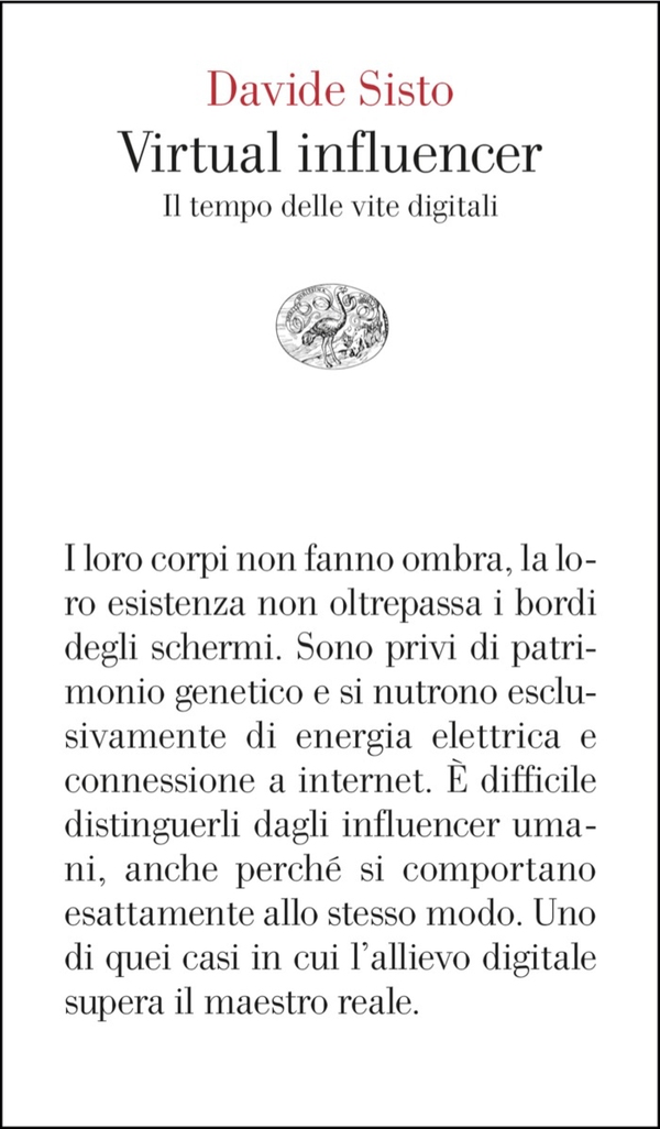 Virtual influencer - Librerie.coop Virtual influencer - Librerie.coop