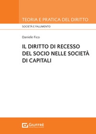 Il diritto di recesso del socio nelle società di capitali - Librerie.coop