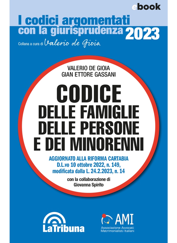 Codice delle famiglie, dei minorenni e delle persone - Librerie.coop Codice delle famiglie, dei minorenni e delle persone - Librerie.coop