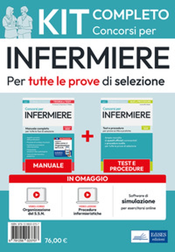 Kit dei concorsi per Infermiere. Volumi completi per la preparazione a tutte le prove di selezione - Librerie.coop Kit dei concorsi per Infermiere. Volumi completi per la preparazione a tutte le prove di selezione - Librerie.coop