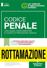 Codice penale con leggi complementari e codice di procedura penale - Librerie.coop