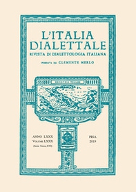 L'Italia dialettale. Rivista di dialettologia italiana - Vol. 79 - Librerie.coop