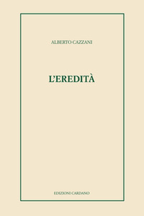 L'eredità - Librerie.coop L'eredità - Librerie.coop