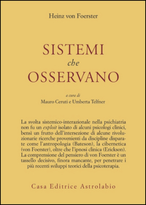 Sistemi che osservano - Librerie.coop Sistemi che osservano - Librerie.coop