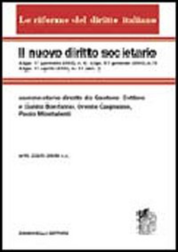 Il nuovo diritto societario - Vol. 2\1 - Librerie.coop Il nuovo diritto societario - Vol. 2\1 - Librerie.coop