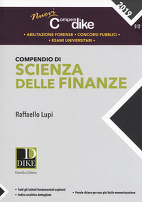 Compendio di scienza delle finanze - Librerie.coop Compendio di scienza delle finanze - Librerie.coop