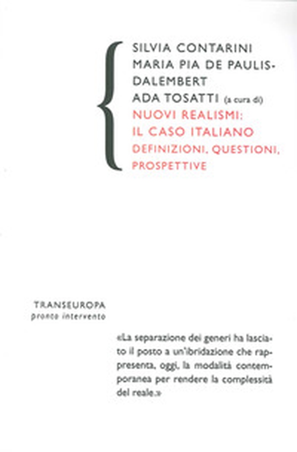 Nuovi realismi - Librerie.coop Nuovi realismi - Librerie.coop